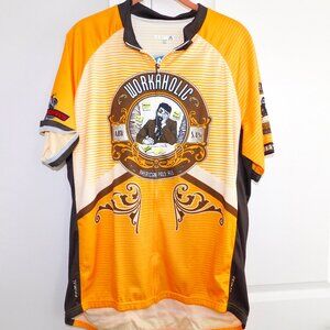 Mens American Pale Ale Cycling Jersey Size 2XL Workaholic Primal Crooked Can NWT